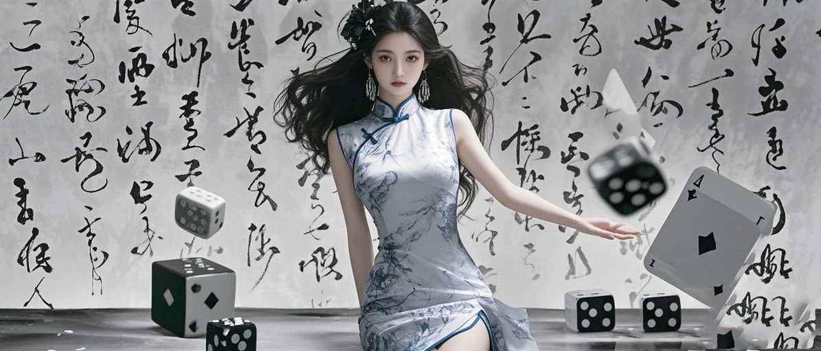 籌碼與牌桌的示意圖，代表德州撲克需要管理投入成本與行動順序